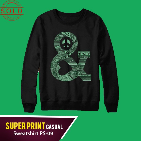 Super Print Casual Sweatshirt PS-09